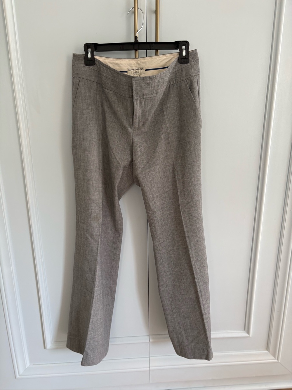 Banana Republic Light Gray Men's Dress Pants